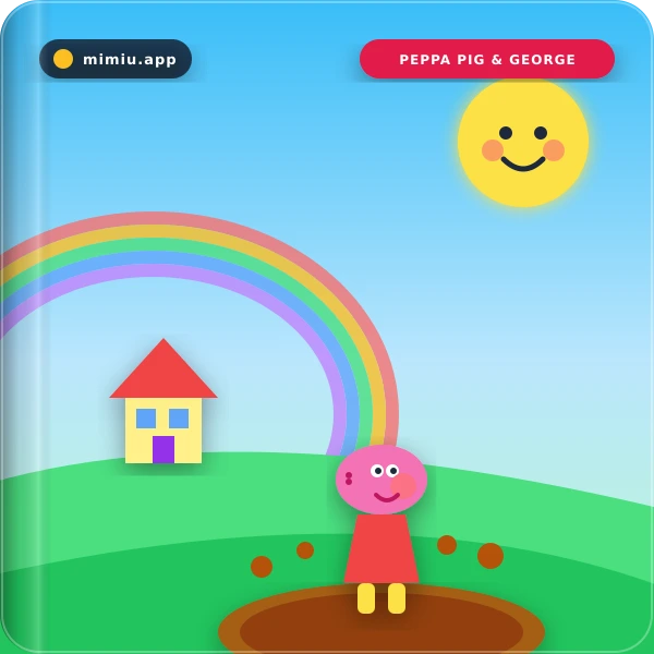 Capa Theo e a Turma da Peppa Pig